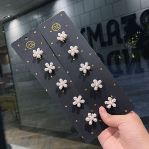 Princess Style Alloy Childrens Hair Grips Tea Rose Girls Hair Clips Baby Small Hair Grips Hair Accessories Headwear