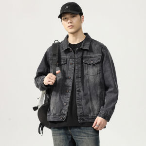 WEIJINSHI | Elegant Cool Mens Jeans Jacket Loose