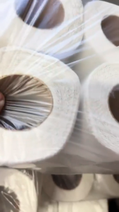 6 rolls- Handroll Tissue Bathroom Roller Tissue 400 Sheets 2 Ply Interfolded Tissue for Offices