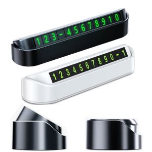 Hidable thẻ đậu xe ô tô tạm thời với chuyển đổi công viên ẩn điện thoại biển số Sticker phụ kiện phong cách ô tô