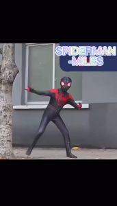 Kostum Anak Boys Cosplay Spiderman Amazing Costume Party Anak Halloween Baju + Topeng