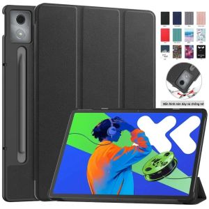 Ốp Lưng Thông Minh Ba Lớp Lenovo Xiaoxin Pad Pro 12.7 2025 - Ốp Đứng Giả Da Với Tính Năng Chống Nước Chống Sốc