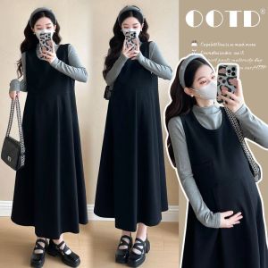Fashionable Two Piece Maternity Dress Set