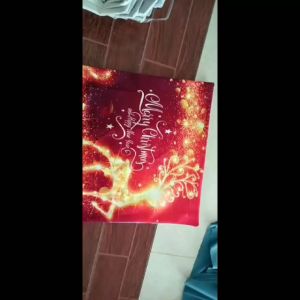 Sarung Bantal Sofa Natal Christmas 40x40 cm - 45x45cm Kain Berudu Lembut Lengkap Resleting Kwalitas Import Garansi Terbaik Motif Terbaru