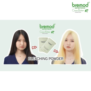 Bremod Premium Hair Bleaching Powder 400G + Oxidizer Cream 1000ml Bundle