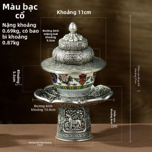 ZANGCUN | Bát Đựng Nước Cúng Tạng Truyền Thống