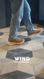 SNEAKYPAIR Wind Eurasian Sparrow Sepatu Wanita Sneakers Shoes