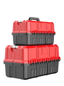SG RumahHome® Hardware Electrical Tool Box Thickened 3-Layer Foldable Large Capacity Car-mounted Household Storage Organizer