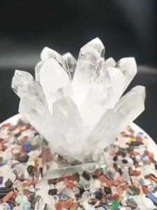 2024兑宅 - 后方西 白晶簇 Dui House - Rear West Clear Quarts Cluster 天外人师傅开光 Thean Y Nang