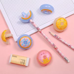 1PC Mini Pencil Sharpener Student Stationery School Supplies Pengasah Pensil Kecil