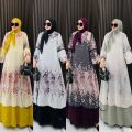 gamis Melayu by M nabil azkiya homedress polka by ani syari. 