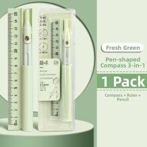 Three-in-One High-Attractiveness Portable Compass Ruler