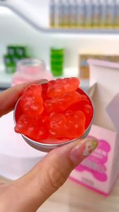 Fasimiyu 220g กัมมี่สลิมมิ่ง เยลลี่ลดน้ำหนัก หวาน อร่อย รสพีชน้ำผึ้ง สีหน้าดีขึ้น