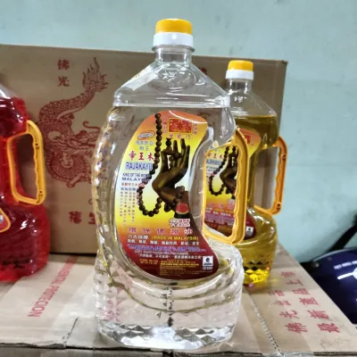 (Combo 6 chai)Thùng Dầu Cát Tường Lưu Ly cao cấp dùng đốt đèn gần 2 lít chai 1 kg