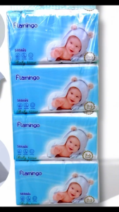 กระดาษทิชชู่ 2 หิ้ว 8 ห่อ 1ห่อ588แผ่น หนา4ชั้น พรีเมียมห่อใหญ่ นุ่มละมุนเหมือนอ้อมกอดของสายลม Tissue-588-2