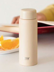 TYESO Mini Portable Insulated Cup for Women Pocket Size Cute Simple Design Stainless Steel Travel Water Bottle 150ml