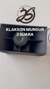 KLAKSON MUNDUR 3 SUARA 12V-24V BACK HORN 3 SUARA KLAKSON ATRET ALARM MUNDUR 3 SUARA 12V / 24V HARDDSIK