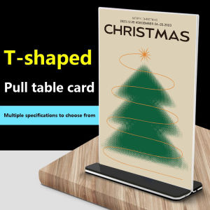 Clear Acrylic Wine Catalog Menu Display Stand: A4 A5 A6 Photo Display Frame & Table Card Sign Holder