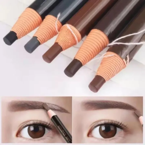 1818 Pull Eyebrow Pen Waterproof and Non Halo Dyeing Authentic Wood Hard Core Professional Makeup