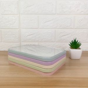 Foldable portable makeup mirror