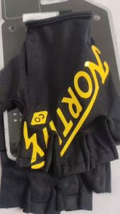 Sarung Tangan Glove Northy Virgo Half Finger Yellow Black Cycling