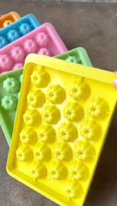 (ISI 3 dan 6 PCS) Cetakan Es batu model bunga ukuran sedang / Jelly Ball / Jelly bunga / Bahan plastik premium