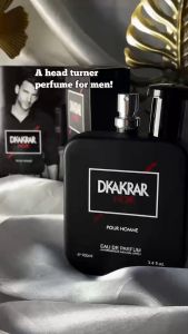 LOVALI [ Dkakrar ]  100ml Box and Pouch Perfume For MEN Scented Scent Cologne Aroma Cosmetic Fragrance