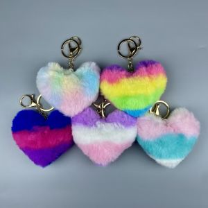 ตุ๊กตาหัวใจกระเป๋า Charm- 10 × 9 × 5 ซม.กํามะหยี่แขวน Charm สําหรับกระเป๋าและกระเป๋า multi-สีน่ารักของขวัญอุปกรณ์เสริม