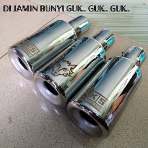 Resonator knalpot Mobil HKS Stainless Steel agar memaksimalkan suara knalpot Untuk Mobil Matic dan Manual