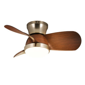 HUIPU ZHAOMING | Retro Bedroom and Dining Room Fan Light Variable Frequency Silent