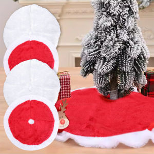 【On Sale】Christmas Tree Skirt Floor Mat Large Cute Surround Ornament Carpet Party Home Decor