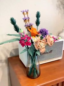 Lego Flower Building Block Bouquet Girls Ladies Birthday Gifts Creative Decorate DIY Toys Gifts For Boy Building Set Birthday Present Toys