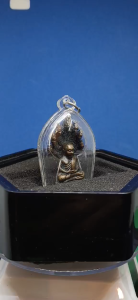 Collectible Item- Vintage Religious Very Rare Wealth Attraction Amulet- Thai Top Amulet-Loop Lor Lp Ngern Phim NakProk (Known as: Wealth Buddha) (Ngern in Thai mean Money)- 绝对稀有之七龙佛造型之全泰第一财佛之稱龍婆艮(龍婆銀)財佛自身法相佛牌.已包好精美厚版透明防水壳