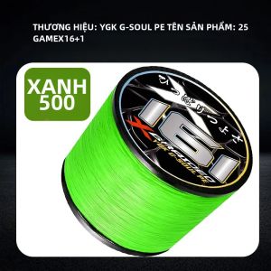 Dây Câu Cá Tết YGK X16+1 500/1000m 16 Sợi Siêu Bền Đa Sợi Dùng Cho Câu Cá Chép Câu Biển Câu Đá Câu Sông