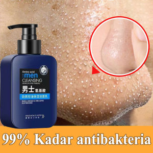 Cleanser for men face wash for men oily skin original 男士洗面奶 Oil Control Moisturizing ream scrub face wash set Facial cleanser male amino acids Remove Acne Blackhead