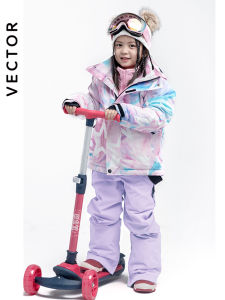 VECTOR | Warm Kids Skiing Suit For Girls