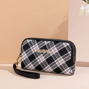 กระเป๋าสตางค์พกพาลายพิมพ์สำหรับผู้หญิง กระเป๋าสะพายไหล่แบบพกพา กระเป๋าใส่โทรศัพท์มือถือ กระเป๋าใส่เหรียญ กระเป๋าใส่กุญแจ