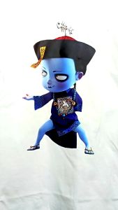 Kaos Pria Gambar 3D Premium Kungfu Vampire Katun 24s H0112 By Hans & Co