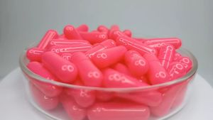 1000pcs Size 0 Very Dark Pink OSPA High Quality Empty Gelatin Capsule