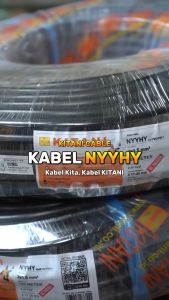 KITANI - NYYHY 3×1.5 mm² - 25 Meter – Kabel Listrik Tembaga Serabut