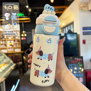 Cốc Nước Giữ Nhiệt Dễ Thương Cho Bé Gái Đi Học Cốc Nước Có Ống Hút Di Động Cốc Nước Giữ Nhiệt Cho Trẻ Em Mẫu Giáo
