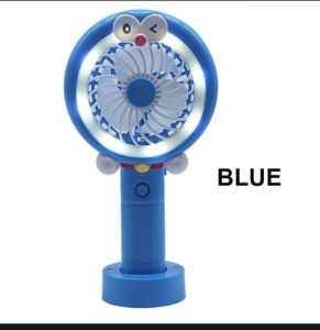 Kipas Angin Karakter LED Mini Portabel