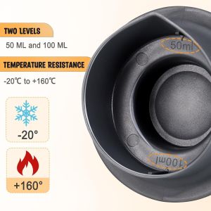 1pcs Measuring Cup Cap Sealing Lid Cover For Vorwerk Thermomix TM5/TM6 Food Processor