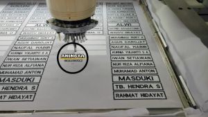 CUSTOM BORDIR NAMA SENDIRI Name tagnama dadapapan nama BORDIR CUSTOM PREMIUM HIGH QUALITY Bordiran Komputer TERMURAH