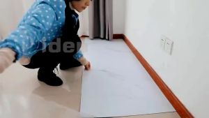 10PCS 3D Vinyl Tiles Floor Flooring Self Adhesive Floor Stickers Marble Stickers Waterproof Tiles PVC Floor Sticker For Office Kitchen Rooms Bedroom Restaurant Flooring 30 x 30cm