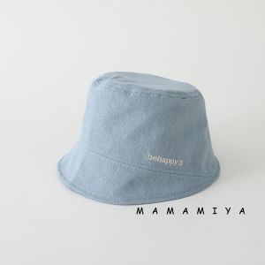 Baby Bucket Hat Spring Autumn Denim Korean Style Childrens Fishing Cap Sunscreen Wide Brim Casual Adjustable Breathable