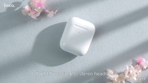 [ประกัน 1 ปี] Hoco EW74 หูฟังบลูทูธ BT5.4 เสียงดี สเตอริโอ เชื่อมต่อไว แบตอึดใช้ได้นาน 4 ชม. สำหรับ iOS และ Andriod True Wireless Stereo Headset