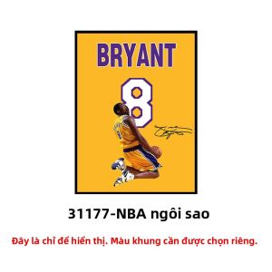 YASISHA | Tranh Tường Áo Đấu NBA Stars LeBron James Kobe Bryant