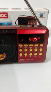 JOC Radio Bluetooth Speaker With 8GB Card  Rechargeble Battery