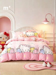 MERCURY Kids | Warm Flannel A Class Cotton Bed Set for Children